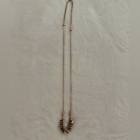 Madewell Vintage Gold Adjustable Necklace with Gold Discs - Picture 3 of 7